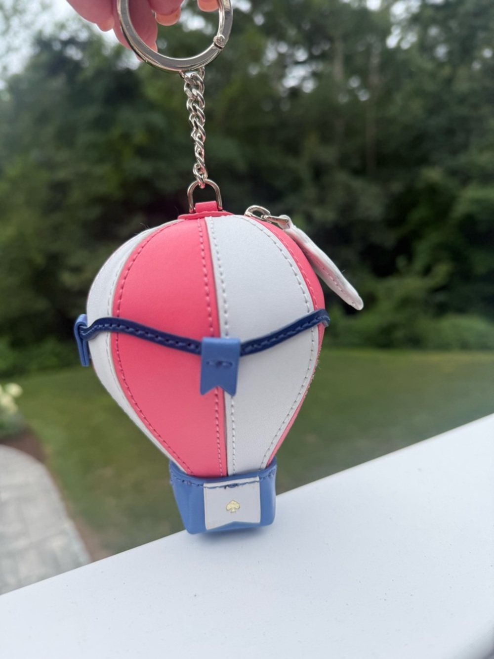 Kate Spade Up Up & Away Hot Air Balloon Coin Purse/Keychain